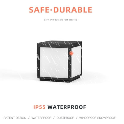 Lampe solaire design éxtérieure de qualité VZVI High Solar Cube (30 cm)