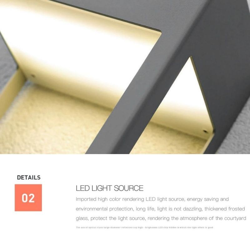 Lampe solaire design Éclairage mural de luxe