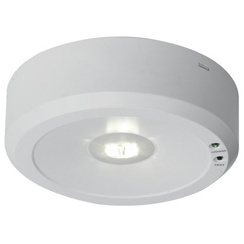 Falcon 5 Watt Escape Route Lens LED Self Test Surface Emergency Downlight