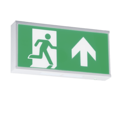 LED Maintained Emergency Exit Sign Up Arrow