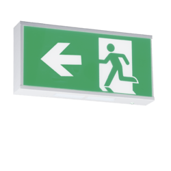 LED Maintained Emergency Exit Sign Up Arrow