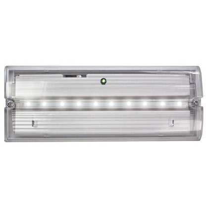 Meteor Slimline LED Maintained IP65 Emergency Bulkhead