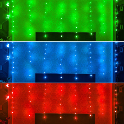 10 Modes Flexible Globe Bubble Curtain String Lights