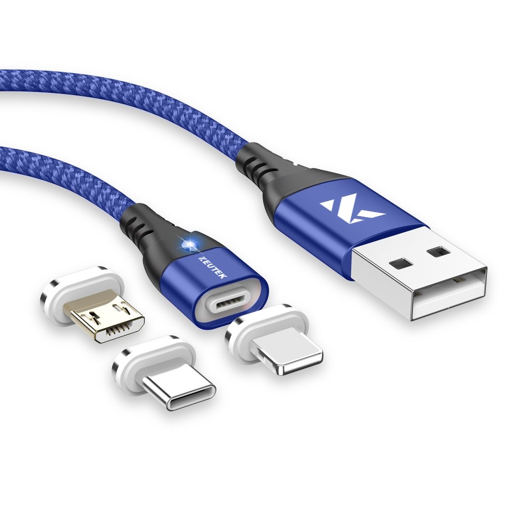 🔵 Original USB-A Fast Charging Cable (+3 Tips)