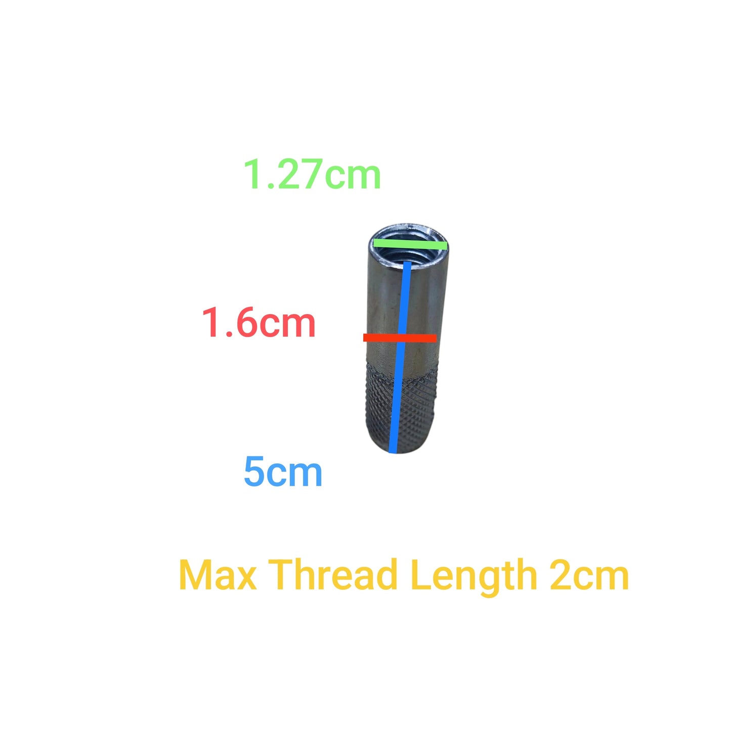1/2 Anchor Grip 16.5mm x 50mm Expansion Bolt