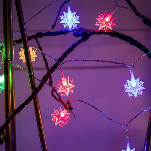 Guirlande solaire L'étoile lumineuse de Noël