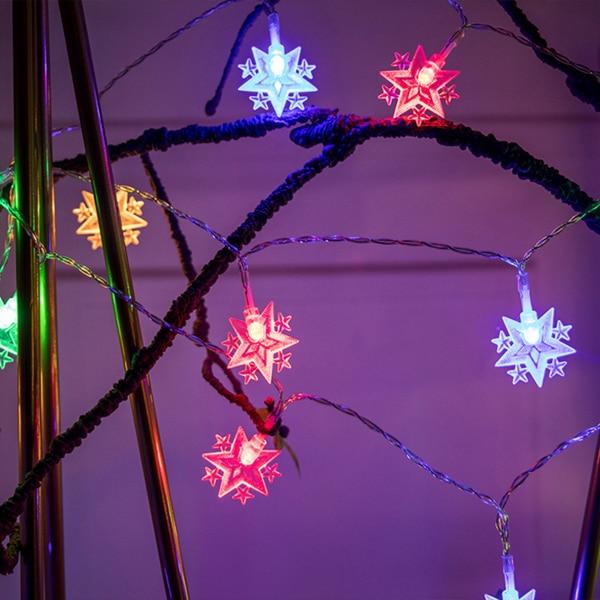 Guirlande solaire L'étoile lumineuse de Noël