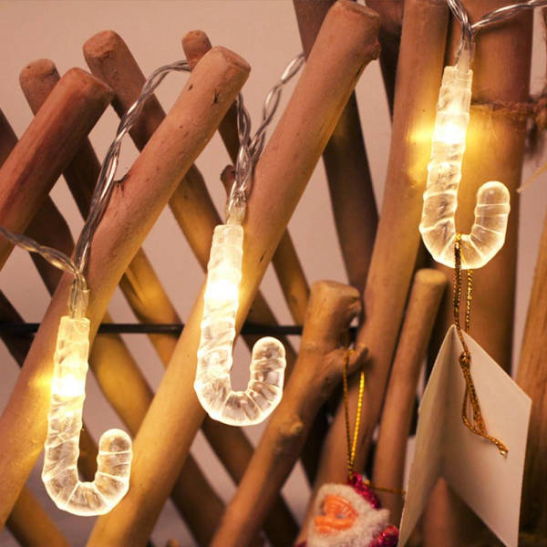 Guirlande solaire Sucre d'Orge Lumineux