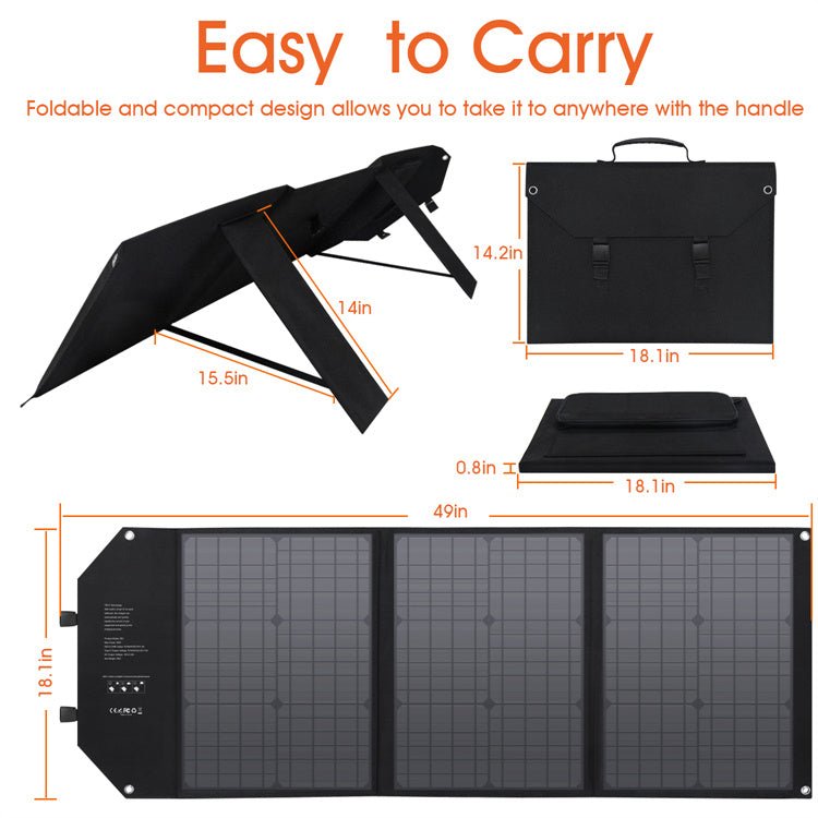 High Capacity Portable Solar Panel (60W)