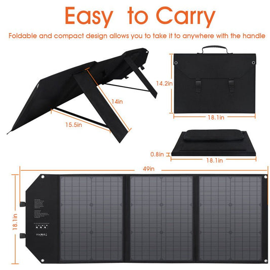 High Capacity Portable Solar Panel (60W)