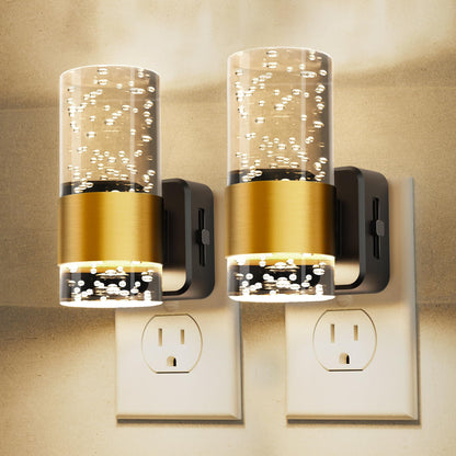 Plug-in Night Light Acrylic Bubble Style