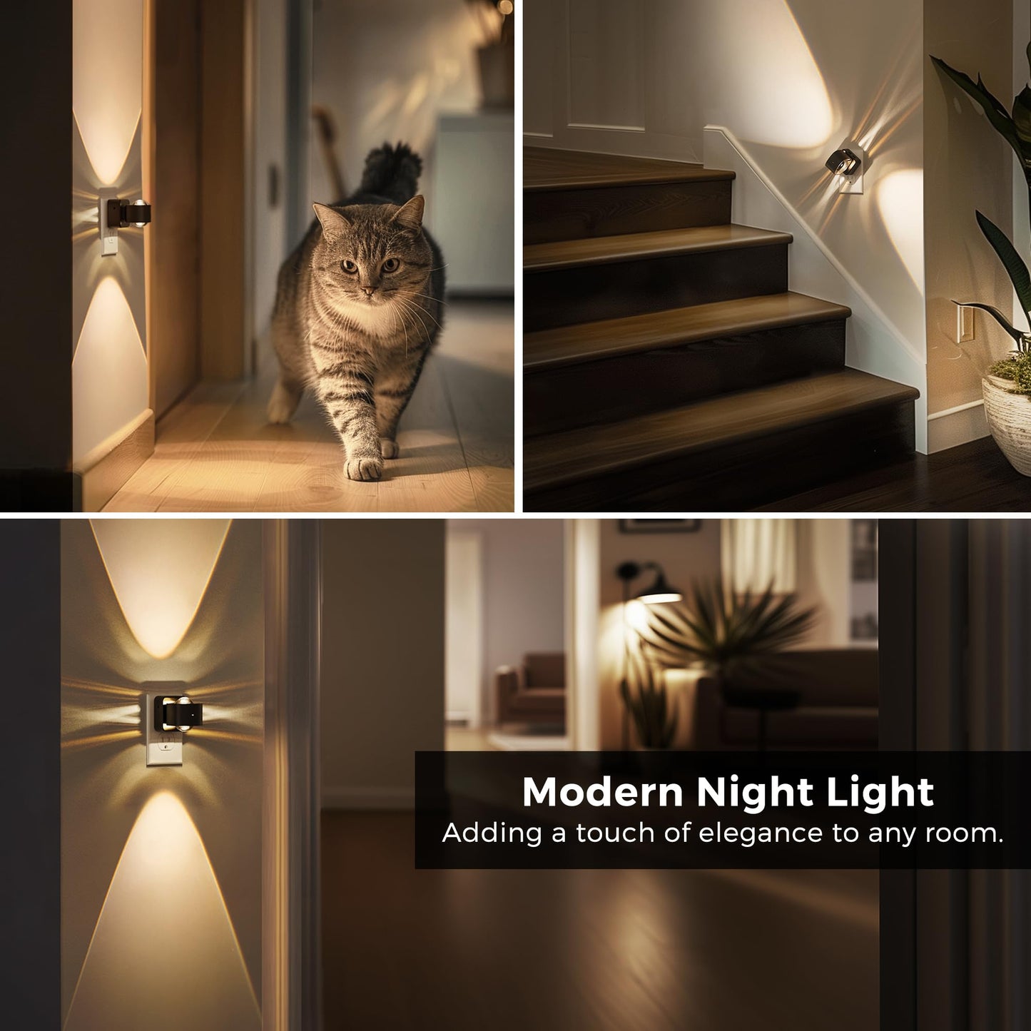 Plug-in Night Light Projector 180°Rotating
