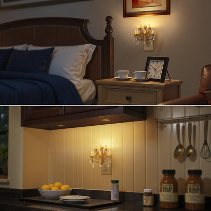 Plug-in Night Light Chandelier Design