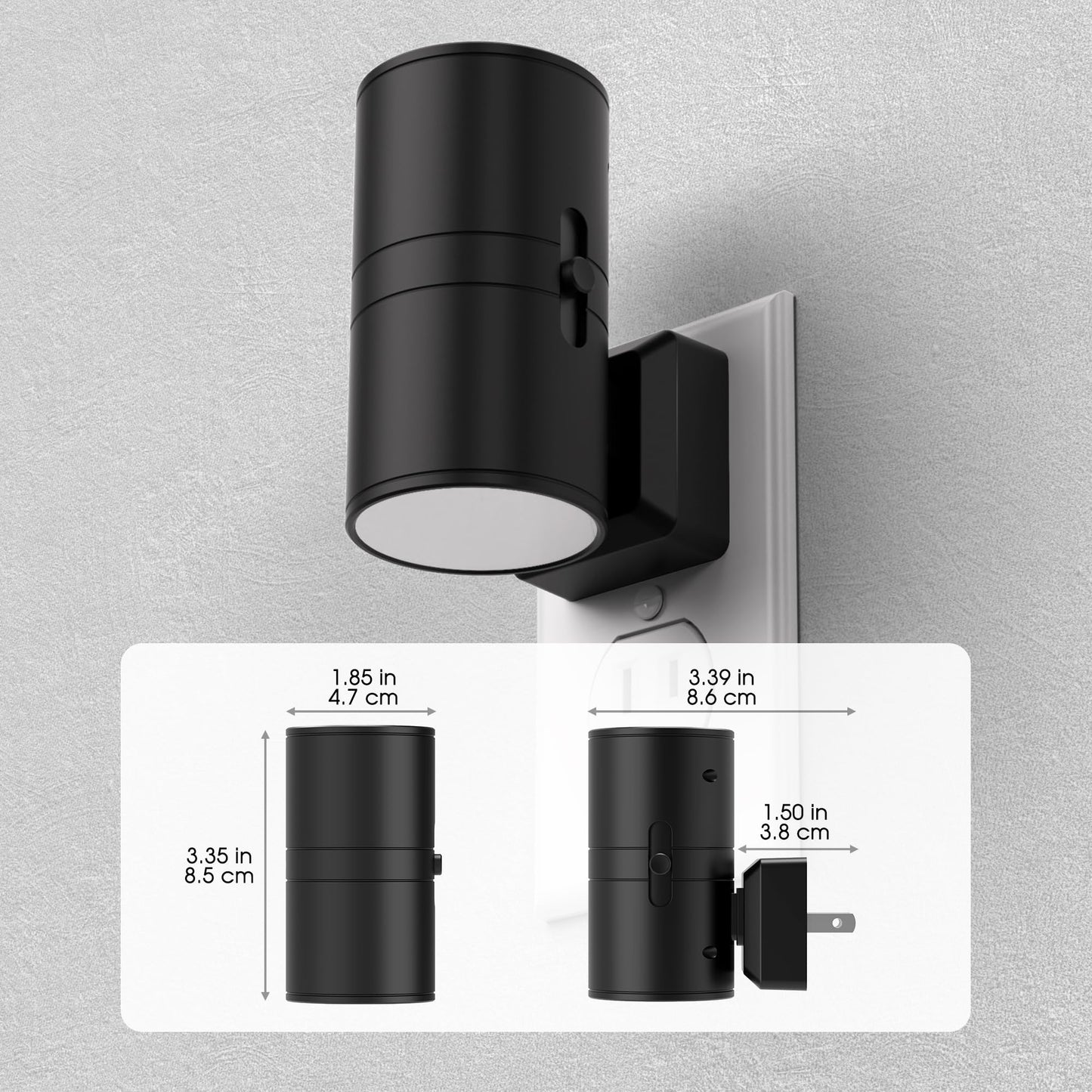 Plug-in Night Light Wall Sconce Style