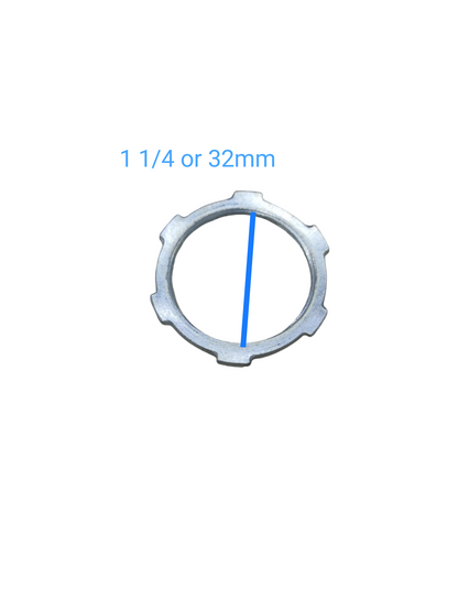 1 1/4 Inches Locknut for IMC Pipes 32mm. Lock nut 32mm