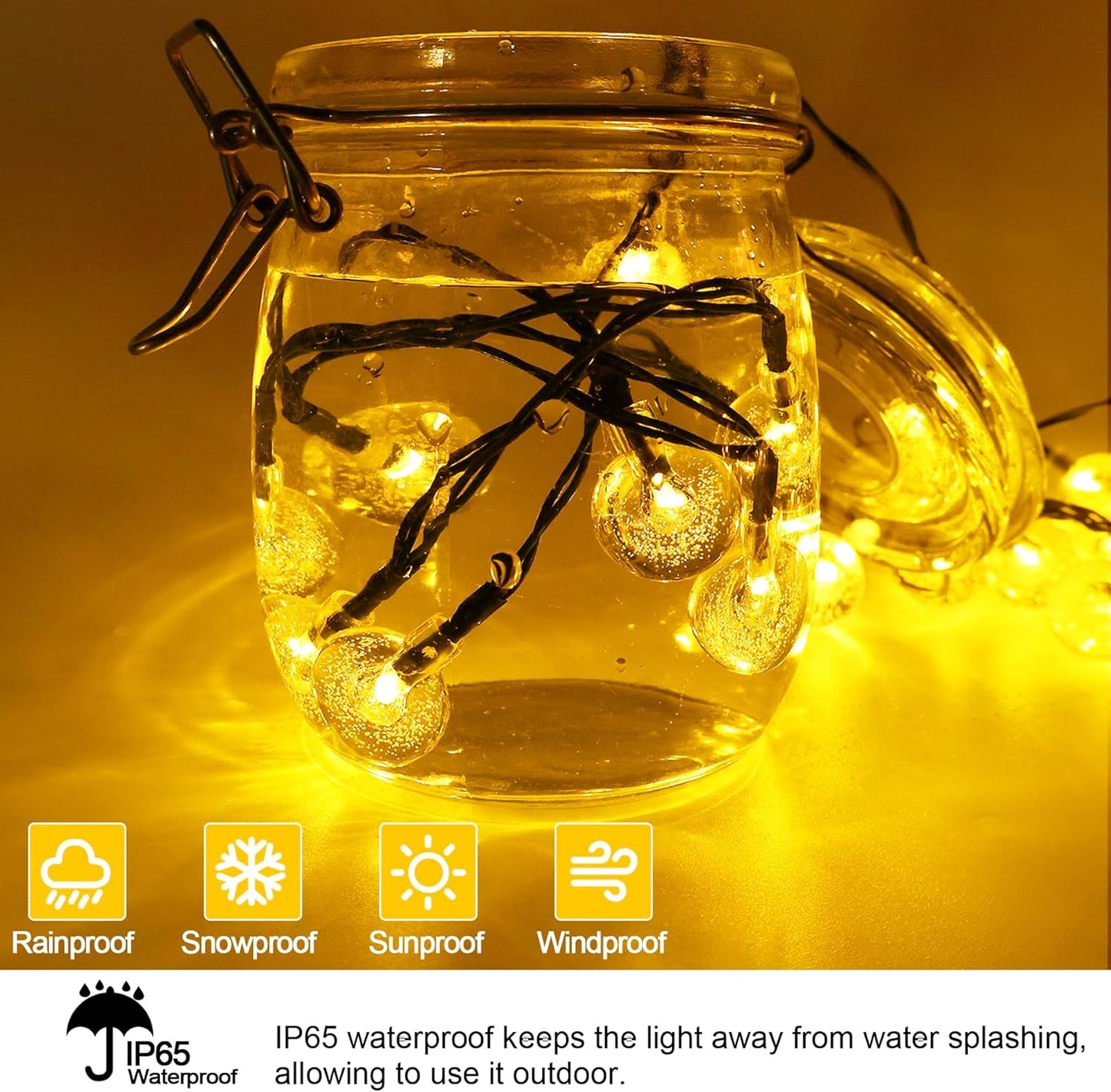 Waterproof Globe Fairy Lights