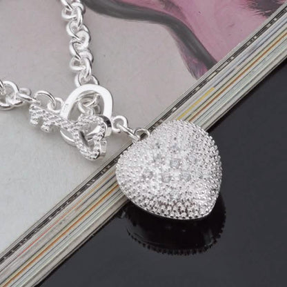 Key To My Heart Toggle Charm Bracelet