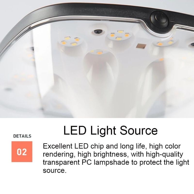 Lampe solaire design Lampadaire extérieur de luxe en Alu