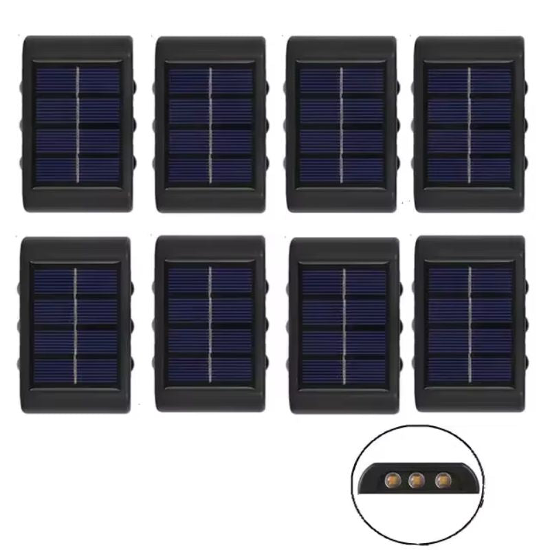Lampe murale solaire jardin (4 PCS)