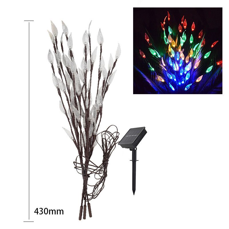 Lampe piquet solaire à branches lumineuse (3 PC)