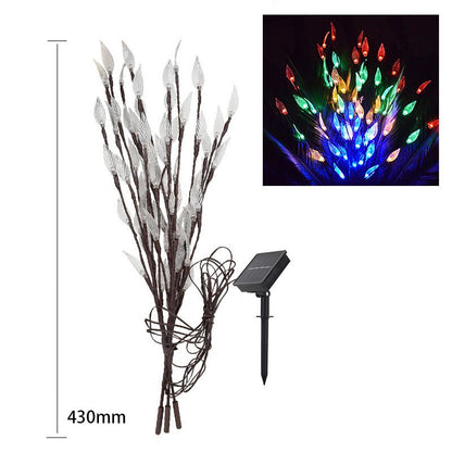 Lampe piquet solaire à branches lumineuse (3 PC)