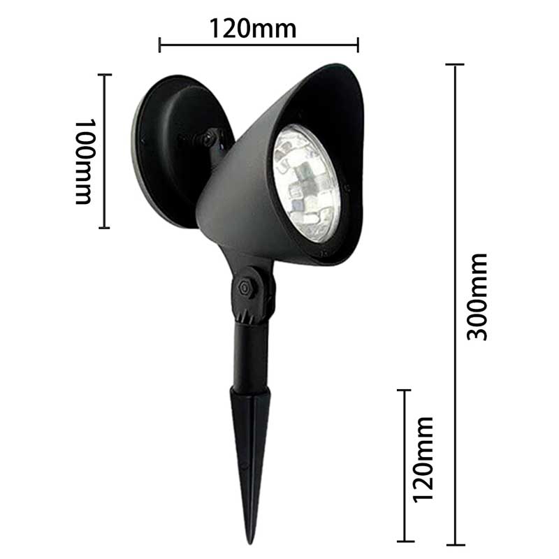 Piquet solaire jardin Mini Spot 4 LED