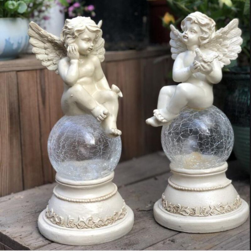 Lampe solaire ange (2 PC)