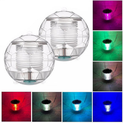 Lampe solaire de piscine Transparente flottante (2/6 Pièces)