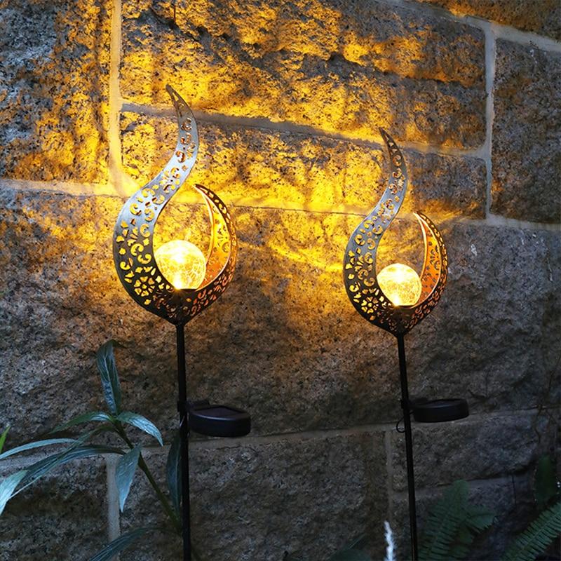 Piquet solaire jardin Lune et Flamme