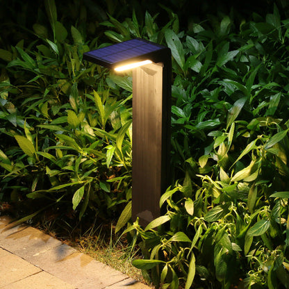 Lampe solaire jardin design Noire