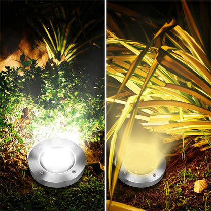 Balise solaire extérieure de Sol Inox (4 PCS / 16 LED )