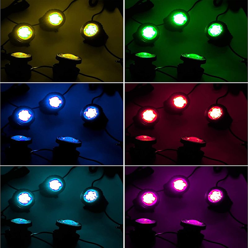 Lampe solaire jardin puissante pour plantes (3 Spot 18LED)