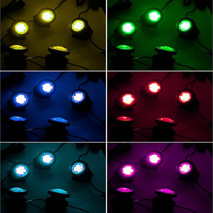 Lampe solaire jardin puissante pour plantes (3 Spot 18LED)