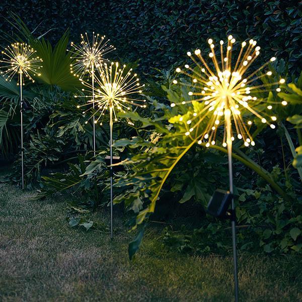 Décoration Solaire Piquet Feu d'Artifice