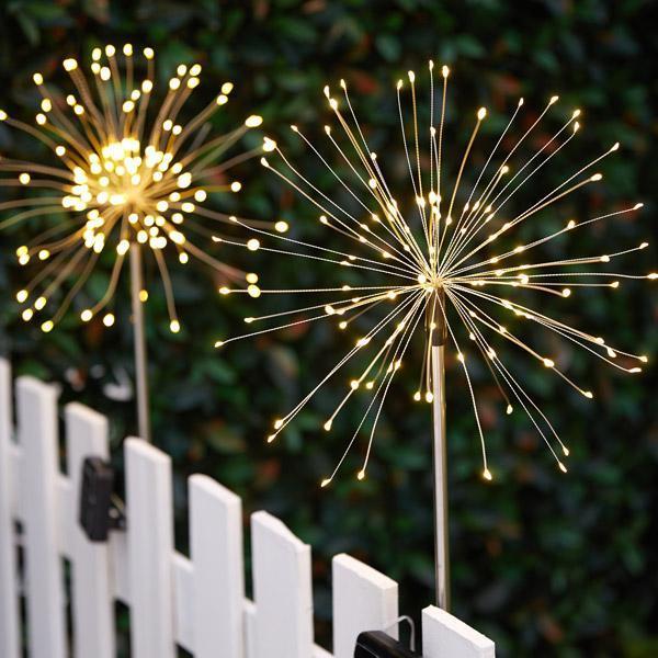 Décoration Solaire Piquet Feu d'Artifice