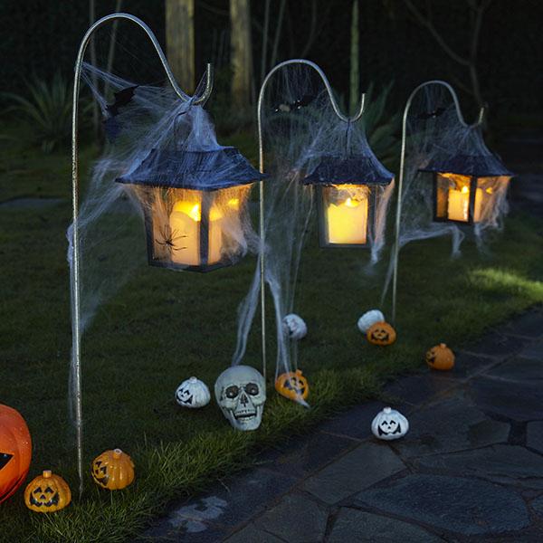 Lanterne Solaire Chandelle d'Halloween