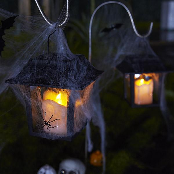 Lanterne Solaire Chandelle d'Halloween