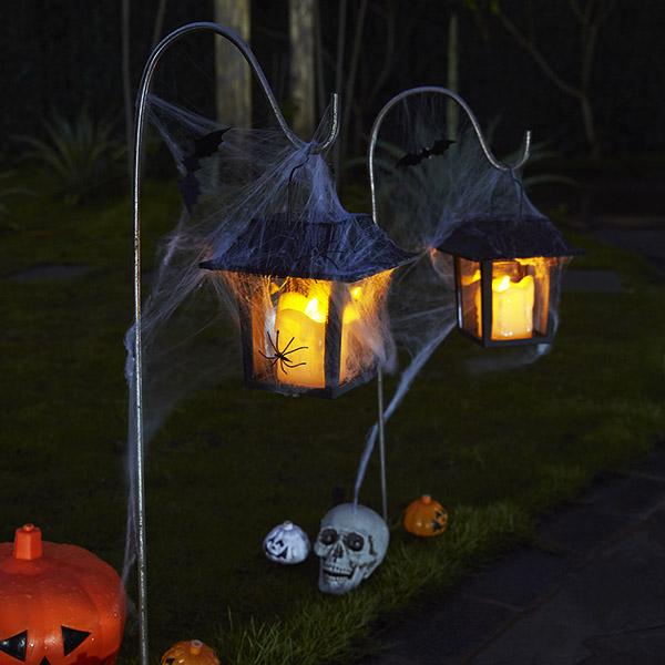 Lanterne Solaire Chandelle d'Halloween