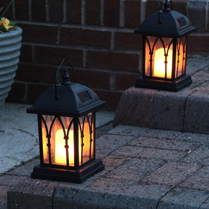 Lanterne Solaire de Jardin à suspendre Bougie Contemporaine