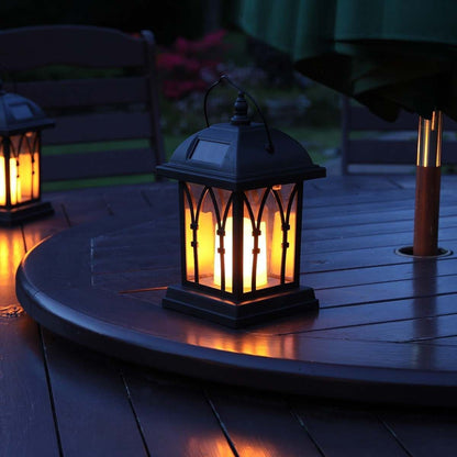 Lanterne Solaire de Jardin à suspendre Bougie Contemporaine
