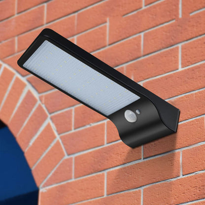 Lampadaire Solaire Blanc. Noire 500 Lumens