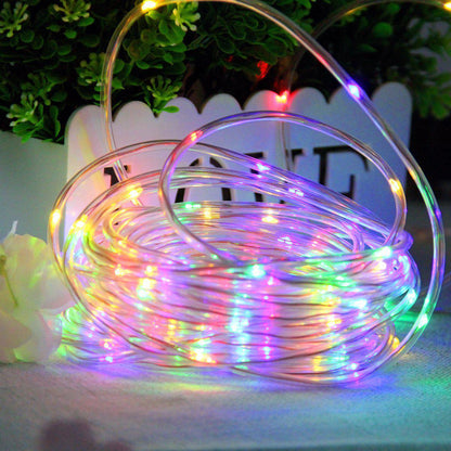 Guirlande Solaire Tube Lumineux 100 LED 12 Mètres