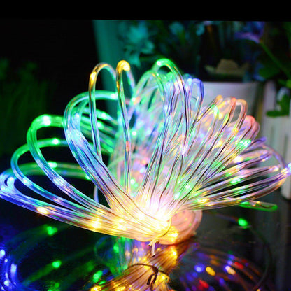 Guirlande Solaire Tube Lumineux 100 LED 12 Mètres