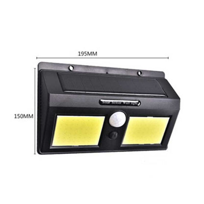 Applique murale solaire Double Applique COB 120 LED