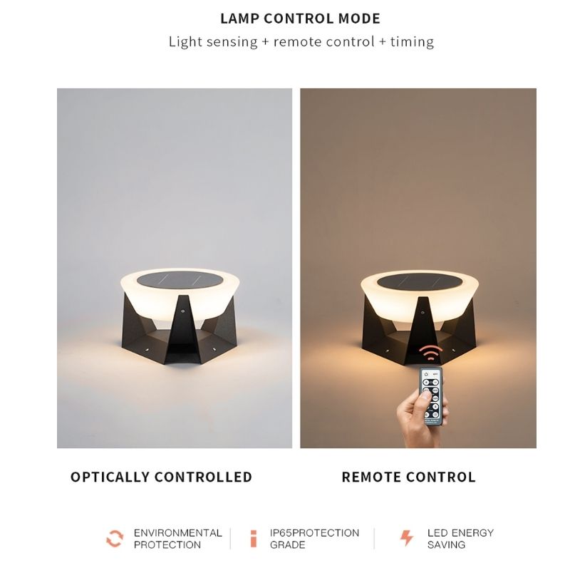 Lampe solaire design Mini Table Jardin de Luxe