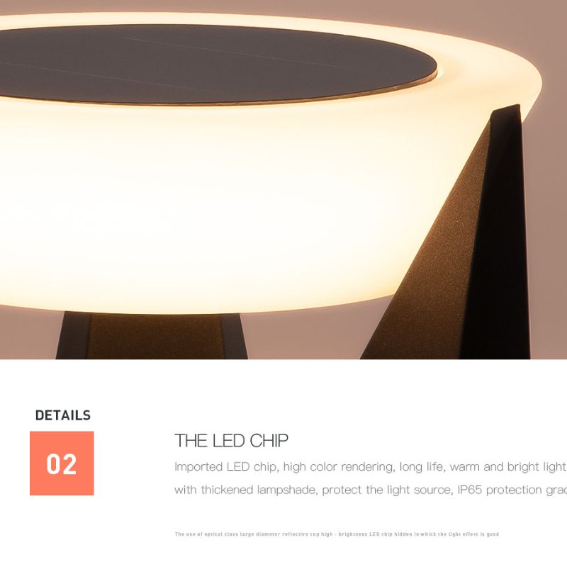 Lampe solaire design Mini Table Jardin de Luxe