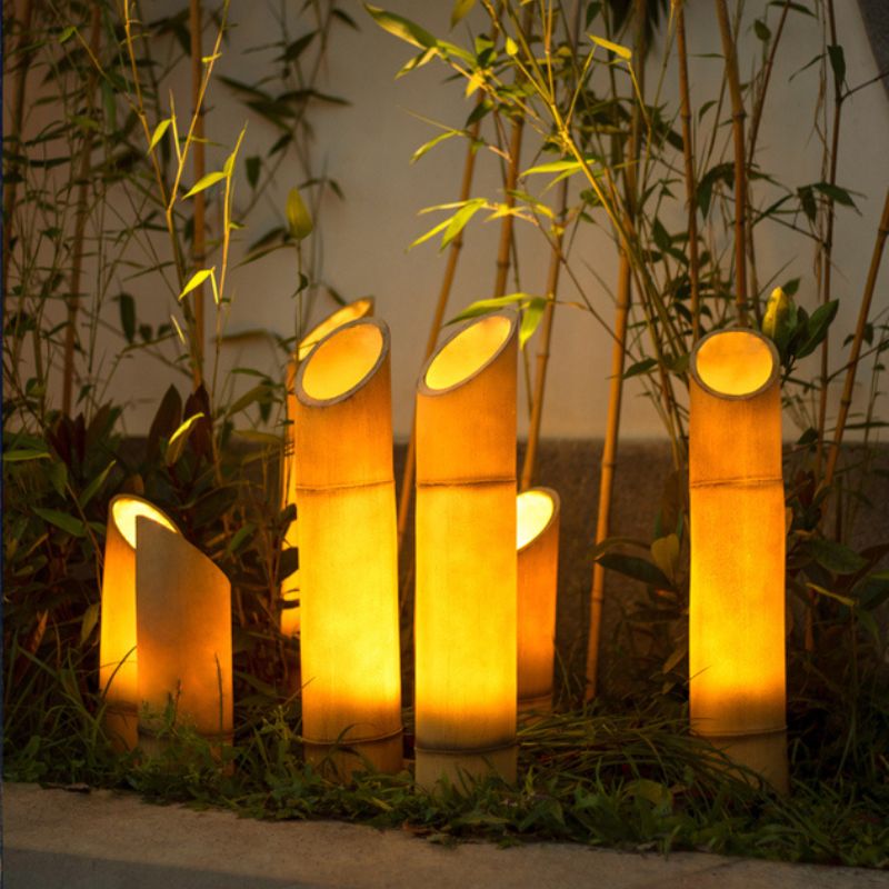 Lampe solaire Bambou 50 cm
