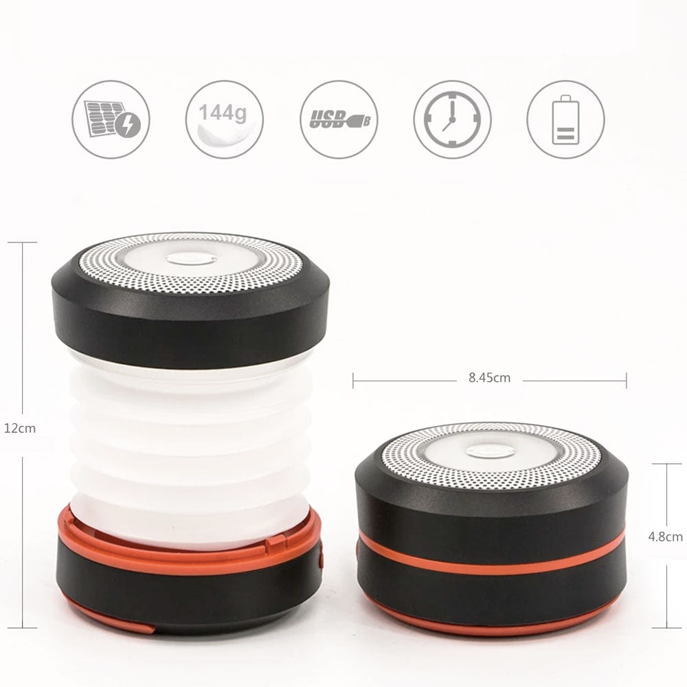 Lampe Solaire camping Brilex pliable (USB)