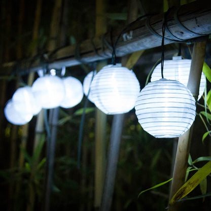 Guirlande solaire multicolore Lampion Chinois