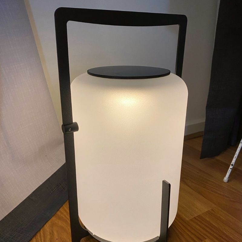 Lampe solaire design Lanterne de luxe (Inox)
